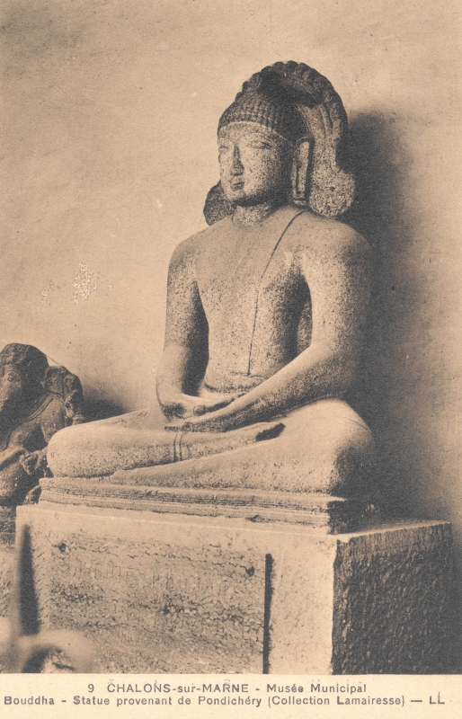 17-07 - Pondichery - Bouddha musee Chalons